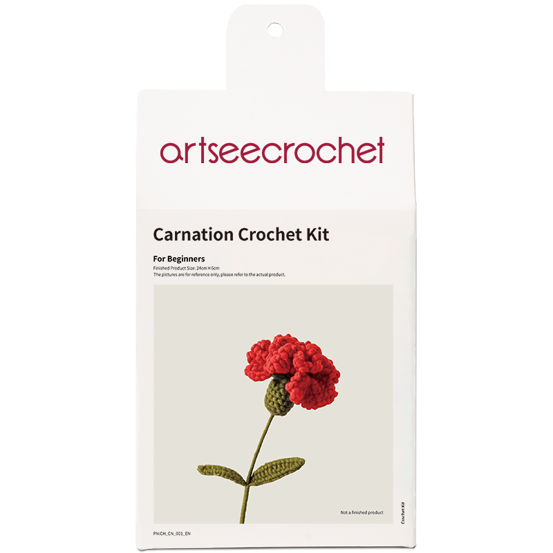 artseecrochet Carnation Crochet Kit