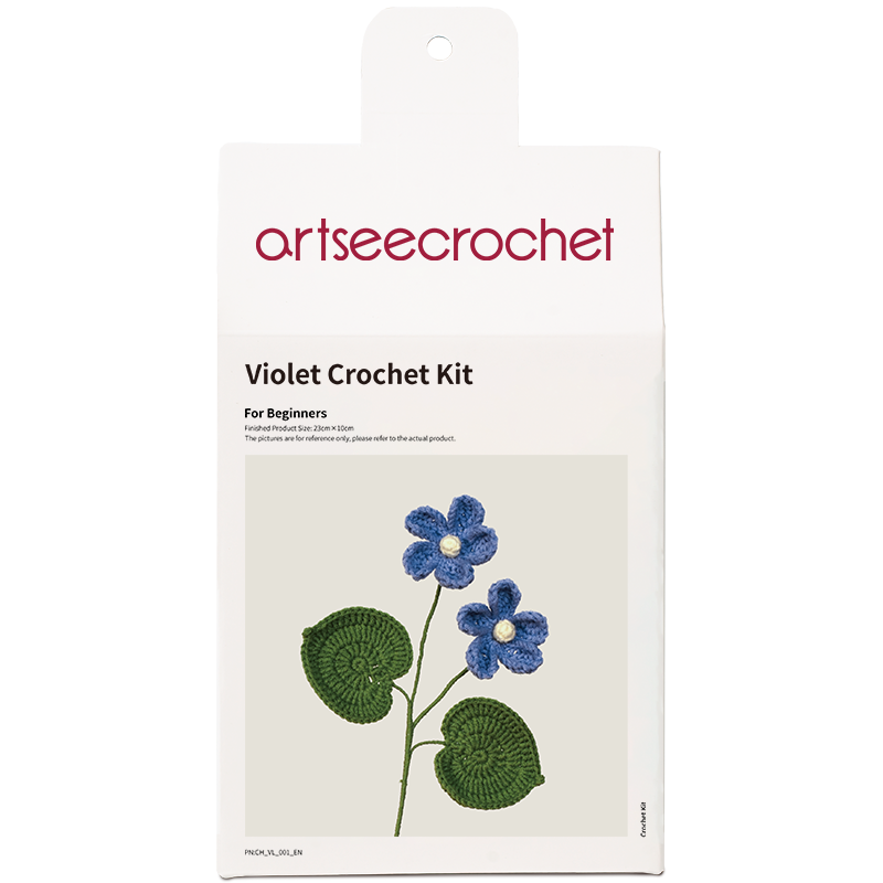 artseecrochet Violet Crochet Kit