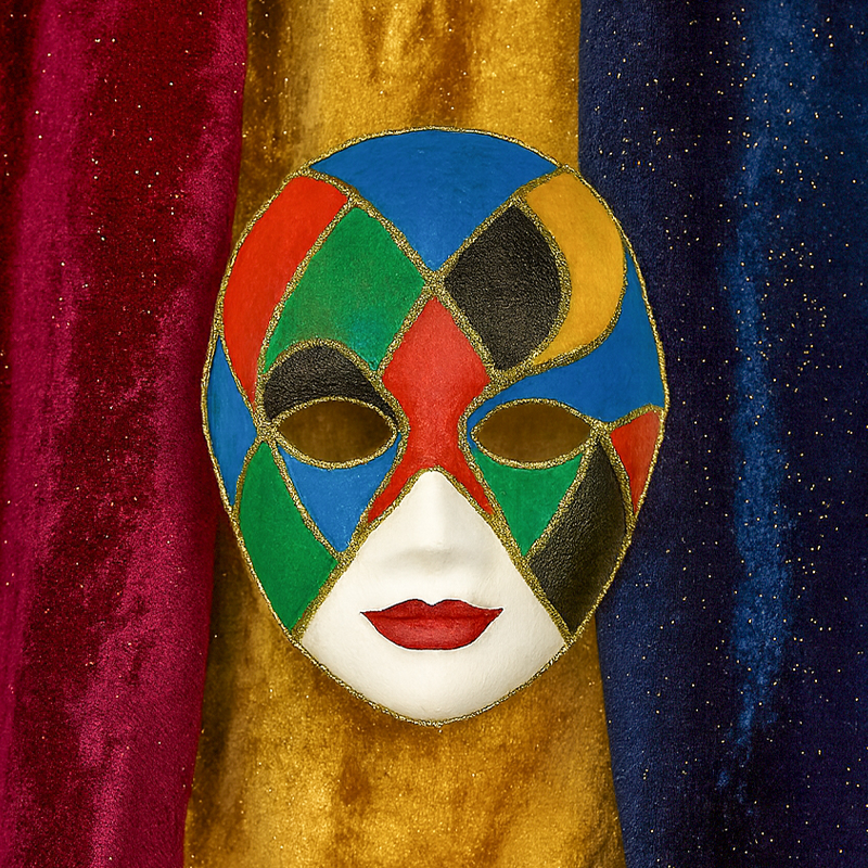DIY Full Face Paper Mache Mask Craft Kit