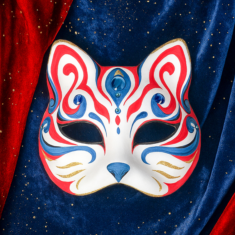 DIY Cat Face Paper Mache Mask Craft Kit