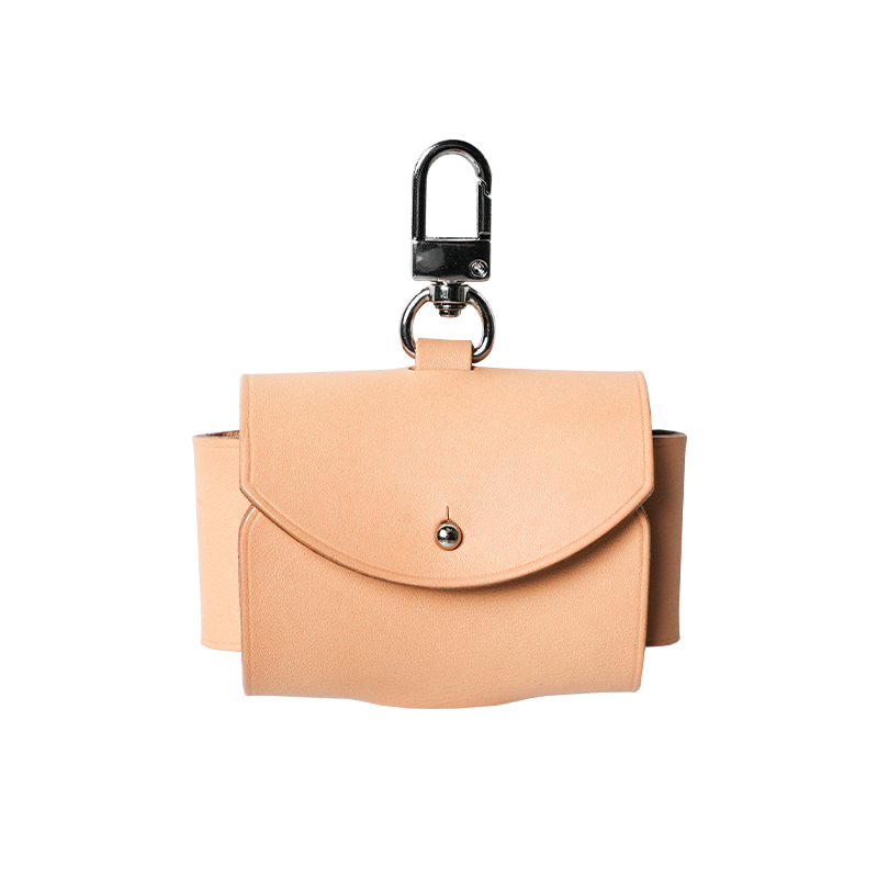 DIY Leather backpack-shaped Waste Bag Dispenser