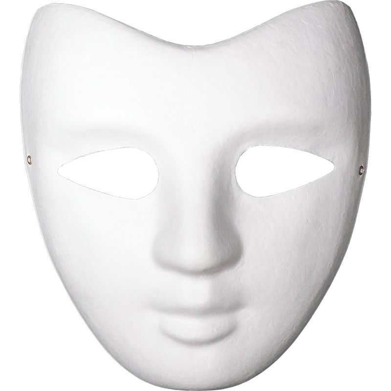 DIY Doll Face Paper Mache Mask Craft Kit