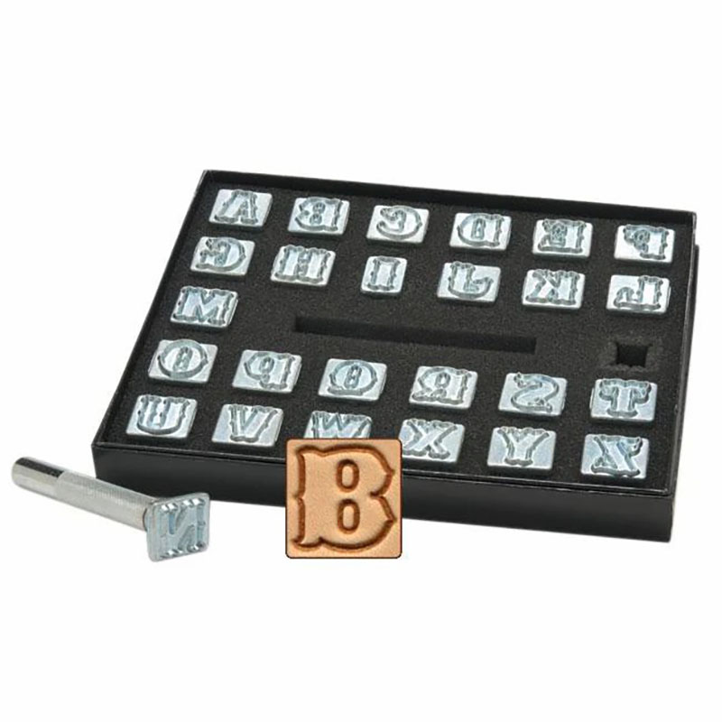 Stamp Set – English Letters – Leather Carving