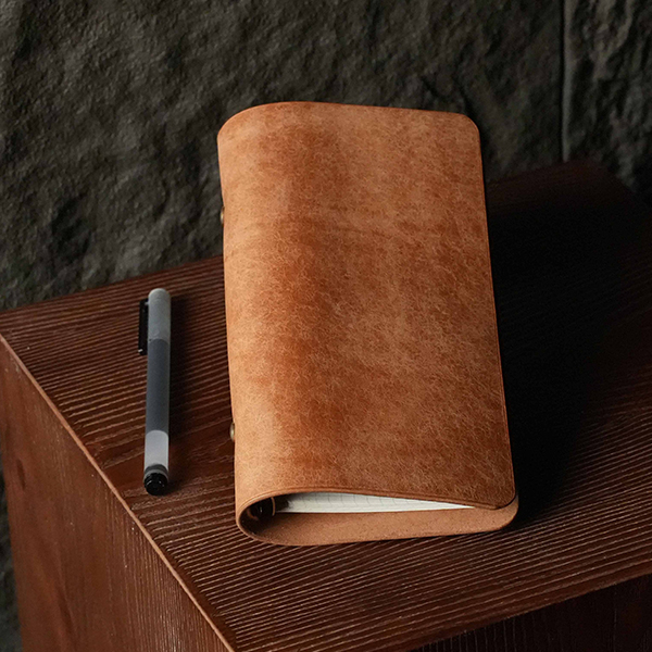 Leather loose leaf notebook handmade leather DIY kit