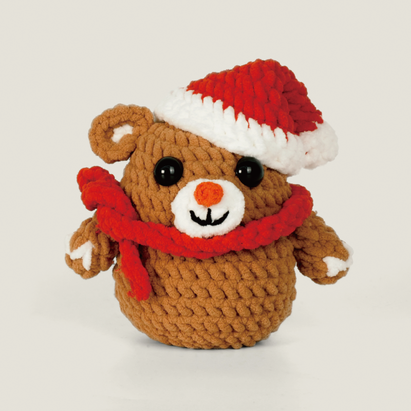 artseecrochet Christmas Bear Crochet Kit