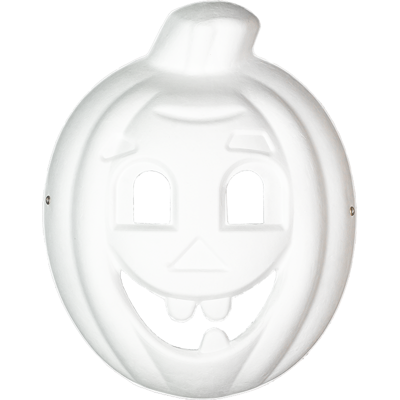 DIY Halloween Pumpkin Paper Mache Mask Craft Kit