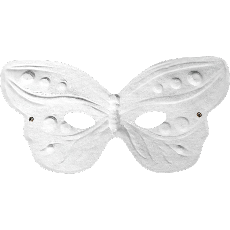 DIY Butterfly Paper Mache Half Mask Craft Kit
