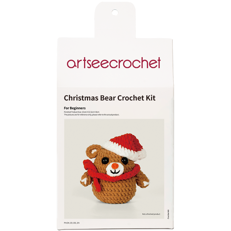 artseecrochet Christmas Bear Crochet Kit