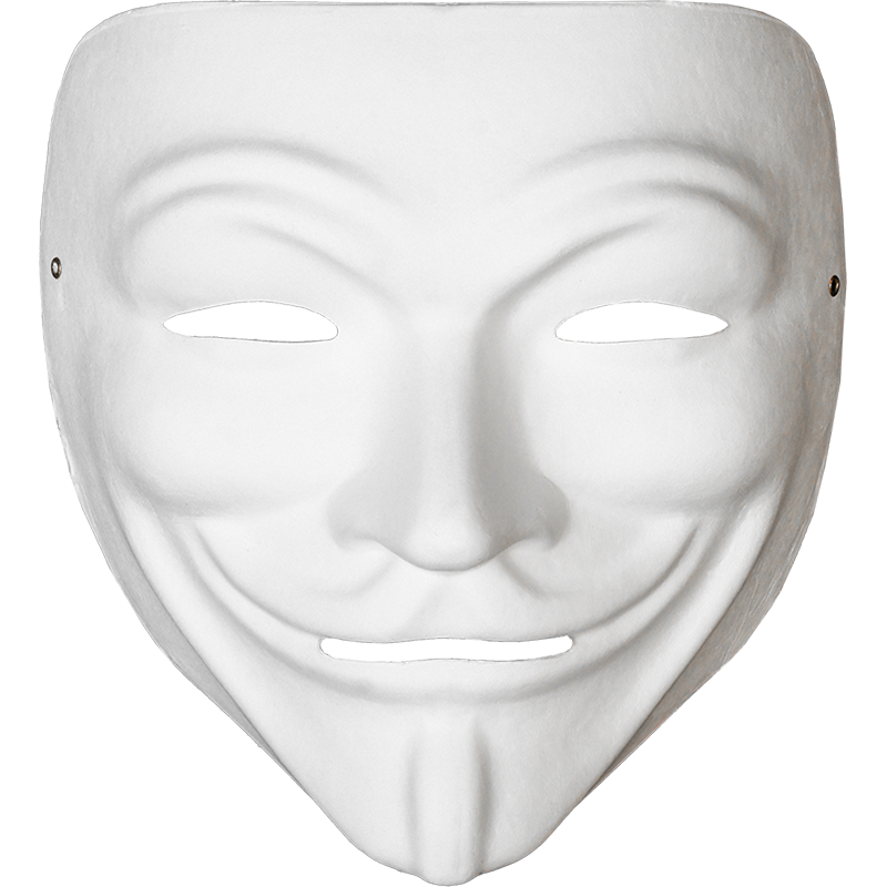 DIY Mr. V Paper Mache Mask Craft Kit