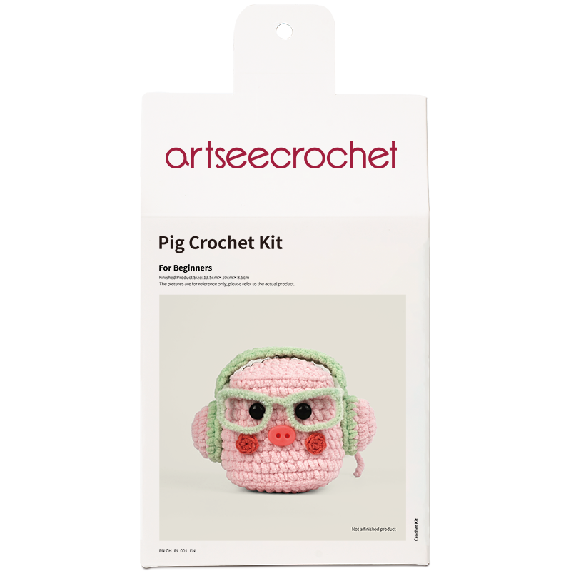 artseecrochet Pig Crochet Kit