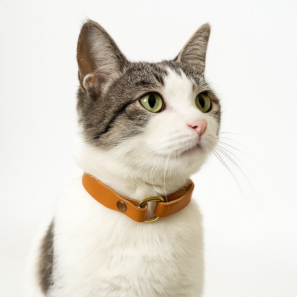 DIY Leather Cat Collar