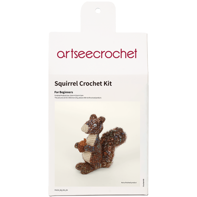 artseecrochet Squirrel Crochet Kit