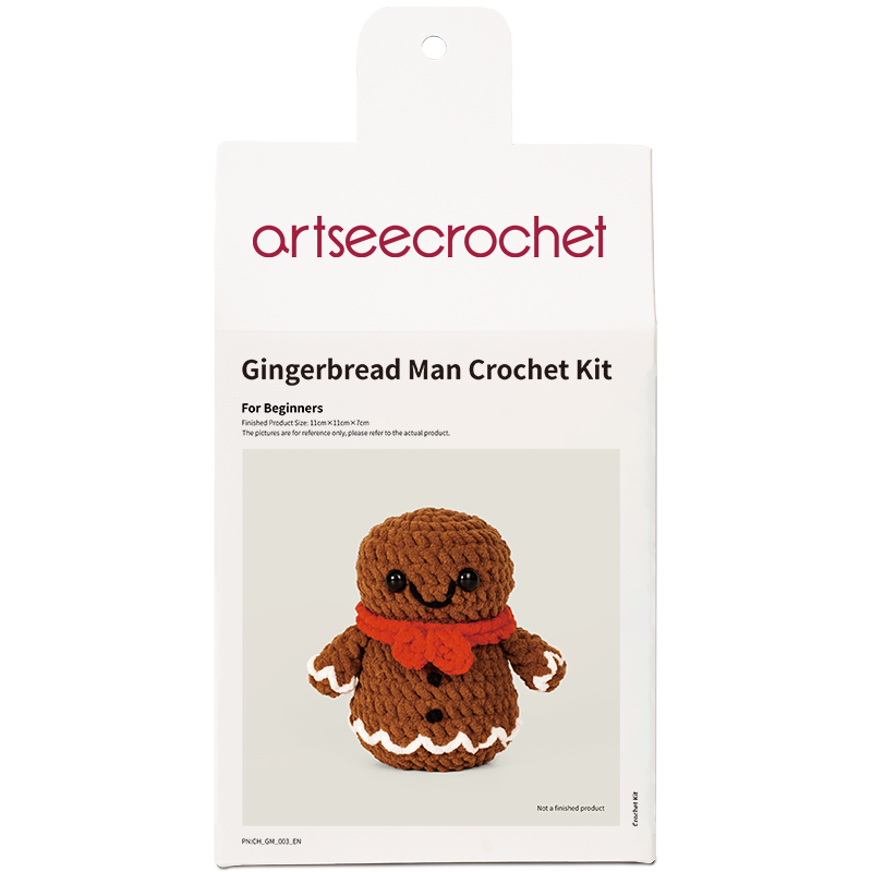artseecrochet Gingerbread Man Crochet Kit