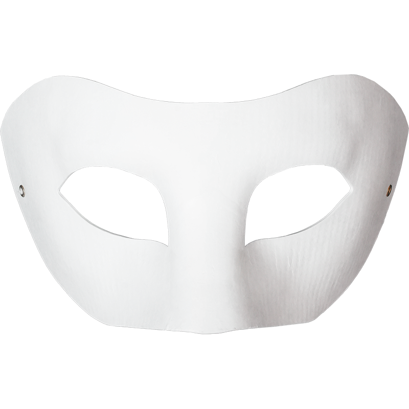 DIY Zorro Paper Mache Half Mask Craft Kit