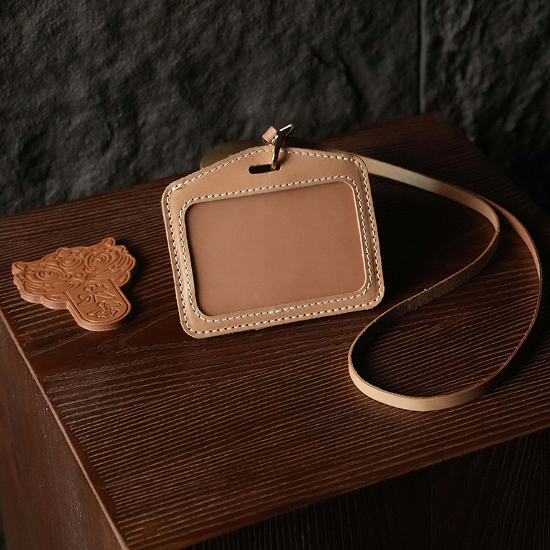 DIY Leather Badge Holder