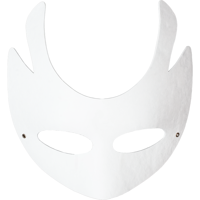 DIY Pretty Hannya Paper Mache Half Mask Craft Kit