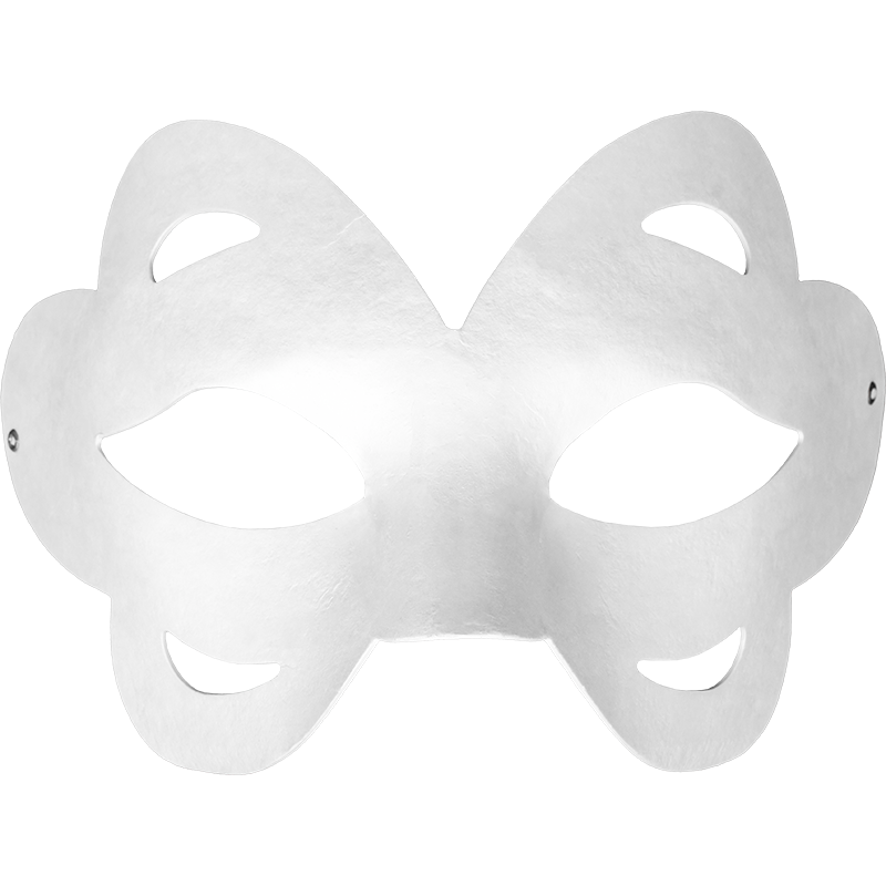 DIY Social Butterfly Paper Mache Half Mask Craft Kit