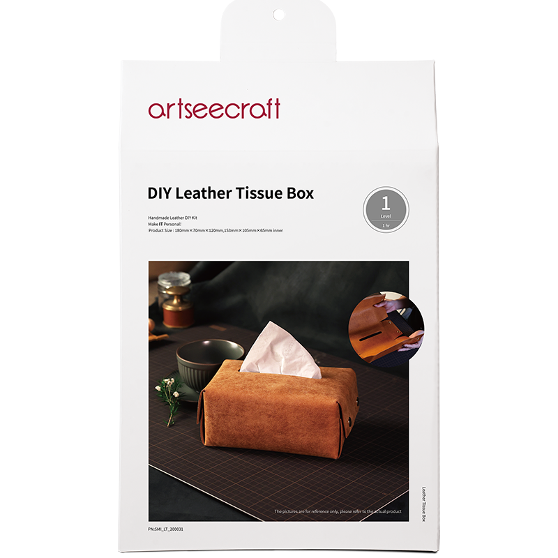 DIY Leather Tissue Box Kit