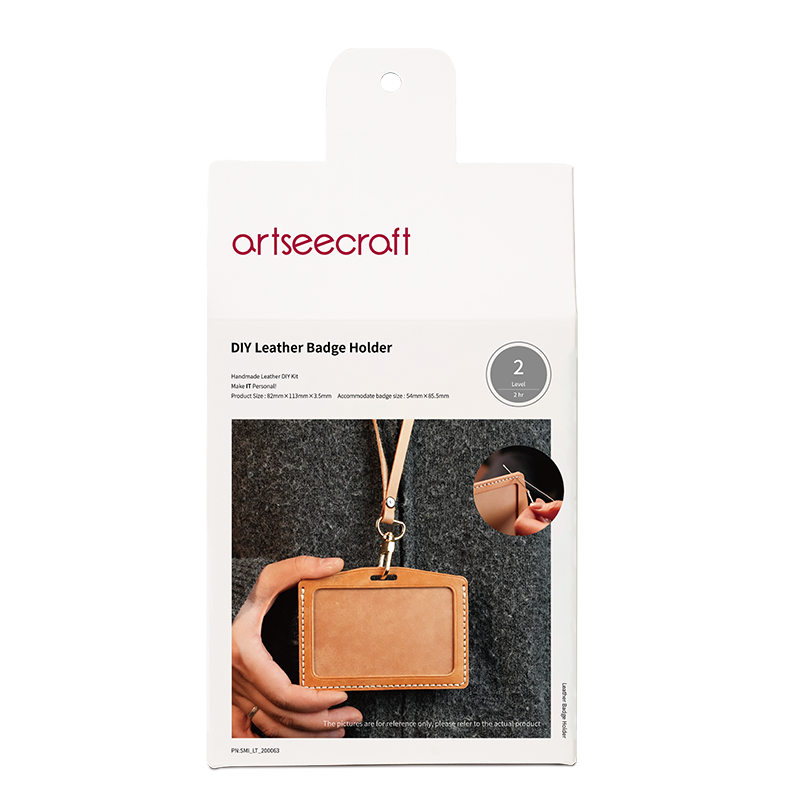 DIY Leather Badge Holder