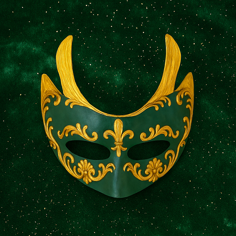 DIY Pretty Hannya Paper Mache Half Mask Craft Kit