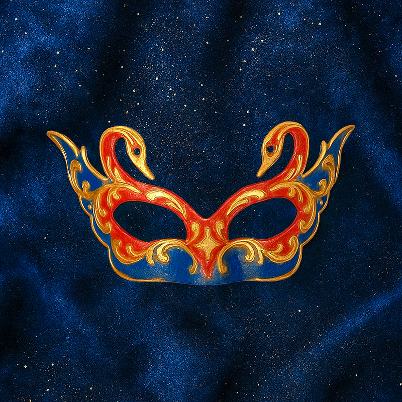 DIY Swan Fairy Paper Mache Half Mask Craft Kit