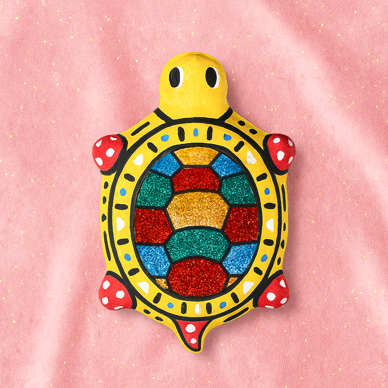 DIY Turtle Paper Mache Craft Kit