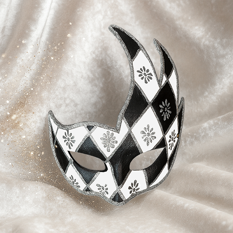 DIY White Swan Paper Mache Half Mask Craft Kit