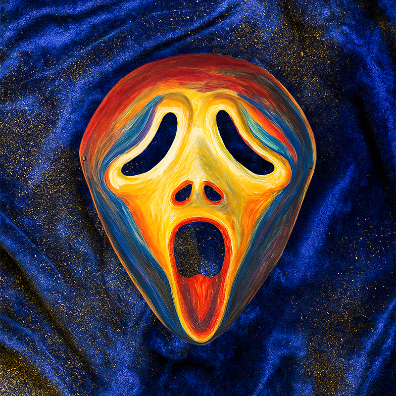 DIY Scary Face Paper Mache Mask Craft Kit