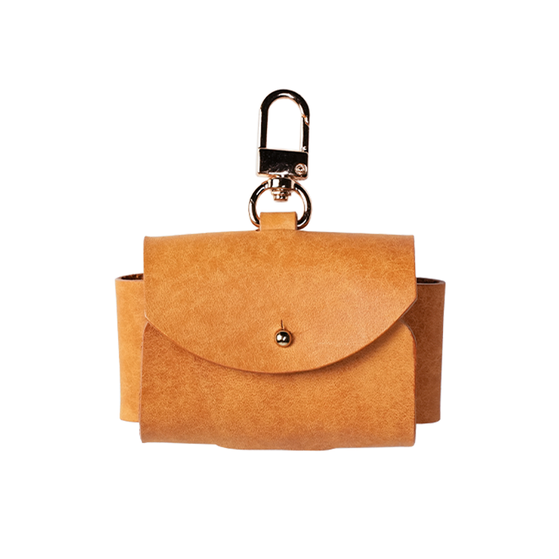 DIY Leather backpack-shaped Waste Bag Dispenser