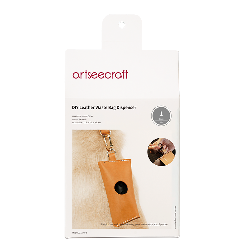 DIY Leather Zongzi-shaped Waste Bag Dispenser