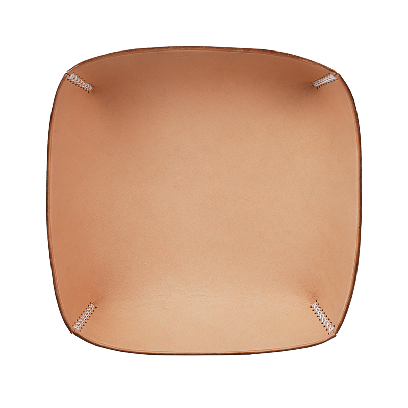 DIY Leather Square Tray