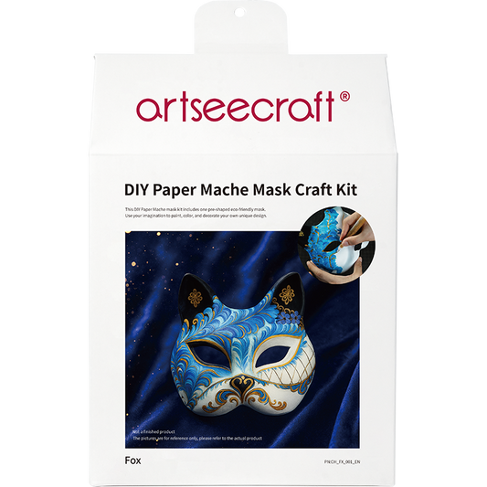 DIY Fox Paper Mache Mask Craft Kit