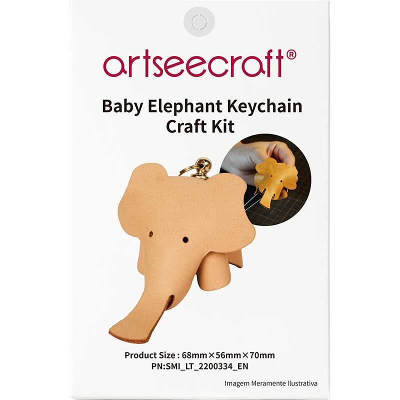 Baby Elephant Keychain Craft Kit