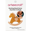 Rocking Wood Horse Keychain Craft Kit