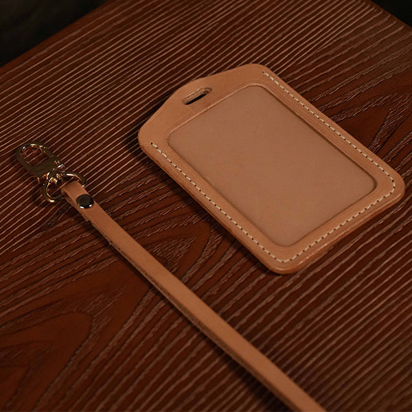 DIY Leather Badge Holder