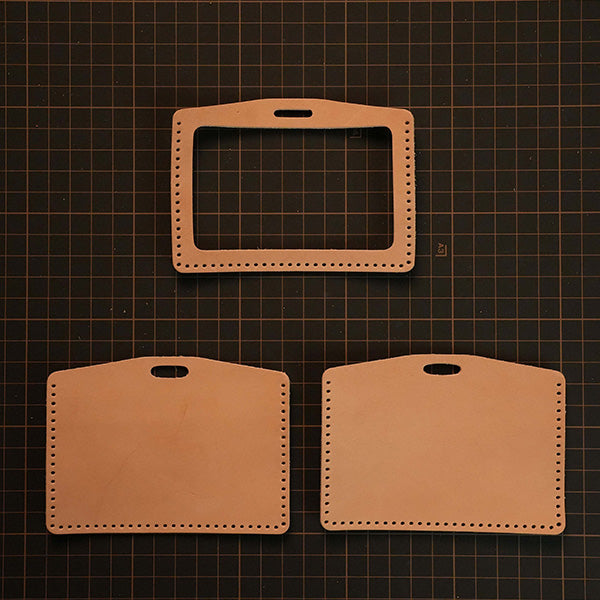 DIY Leather Badge Holder