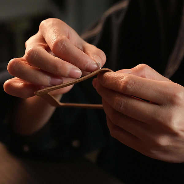 DIY Leather Badge Holder