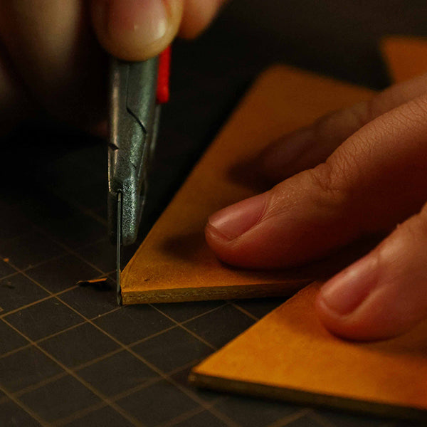 DIY Leather Square Tray