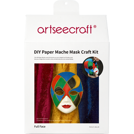 DIY Full Face Paper Mache Mask Craft Kit