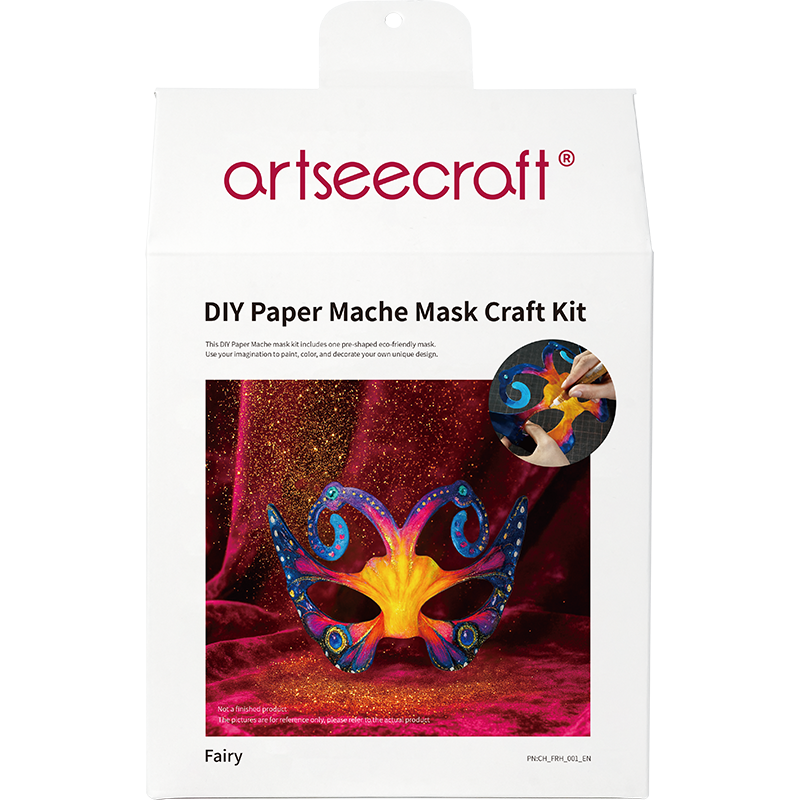 DIY Fairy Paper Mache Half Mask Craft Kit