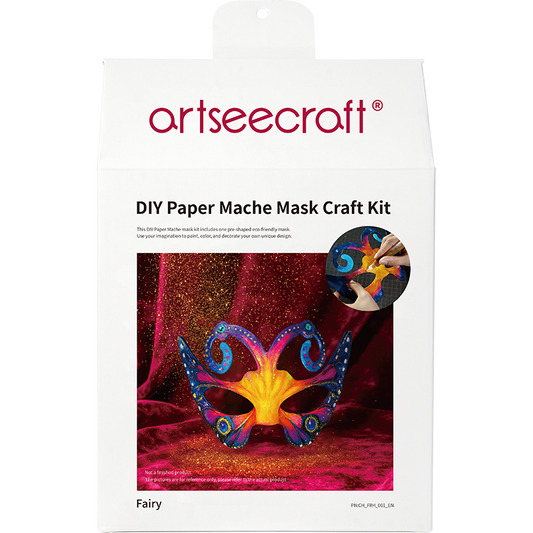 DIY Fairy Paper Mache Half Mask Craft Kit