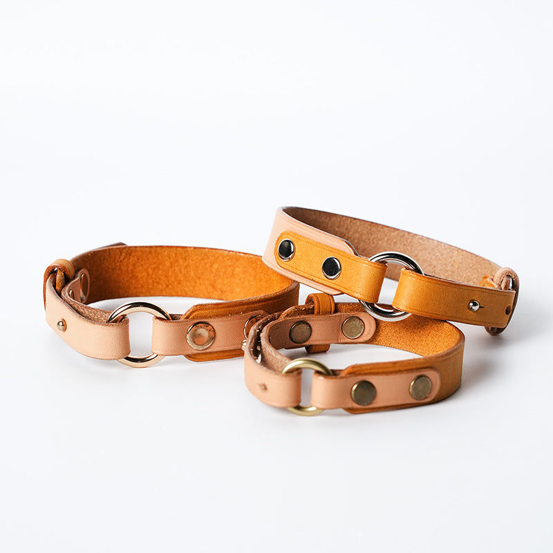 DIY Leather Splicing Cat Collar