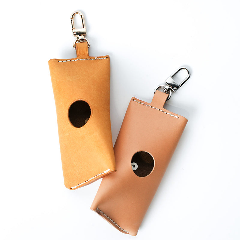 DIY Leather Zongzi-shaped Waste Bag Dispenser