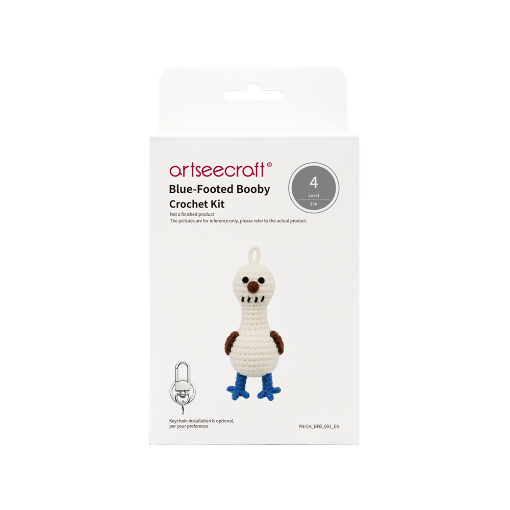 Blue-Footed Booby Crochet Kit | Handcrafted Amigurumi Craft Set