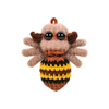 Jumping spider crochet kit DIY craft set for handmade amigurumi toys and charms   