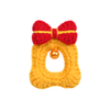 Christmas bell crochet brooch DIY craft kit for handmade holiday accessories   