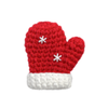 Christmas Mitten Crochet Brooch DIY Kit | Handcrafted Crochet Craft Set