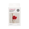 Christmas mitten crochet brooch DIY craft kit for handmade holiday accessories   