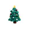 Christmas tree crochet brooch DIY craft kit for handmade holiday accessories   