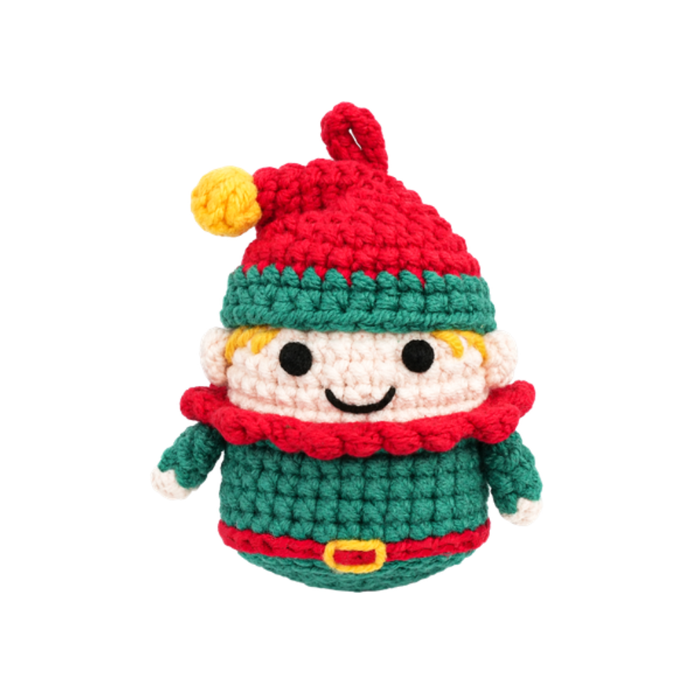Elf crochet kit DIY craft set for handmade amigurumi toys and charms